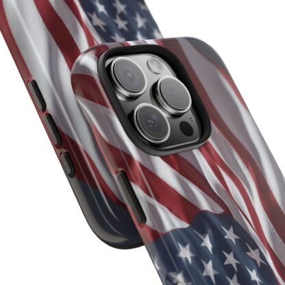 Patriotic Tough Phone Case - American Flag Design - Image 38