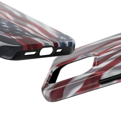 Patriotic Tough Phone Case - American Flag Design - Image 11