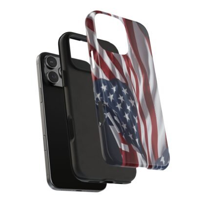 Patriotic Tough Phone Case - American Flag Design - Image 42