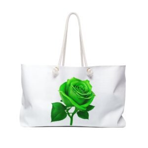 Weekender Tote Bag green rose