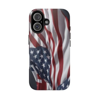 Patriotic Tough Phone Case - American Flag Design - Image 43