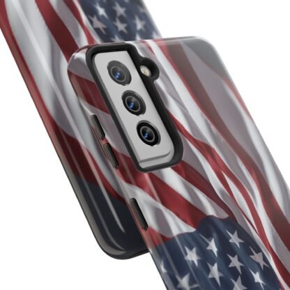 Patriotic Tough Phone Case - American Flag Design - Image 34
