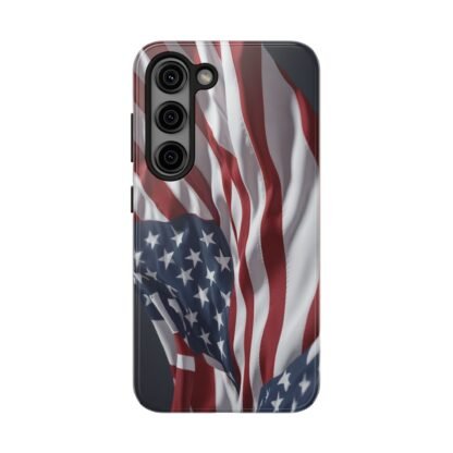 Patriotic Tough Phone Case - American Flag Design - Image 25