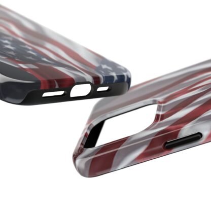 Patriotic Tough Phone Case - American Flag Design - Image 19