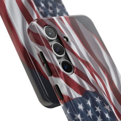 Patriotic Tough Phone Case - American Flag Design - Image 22