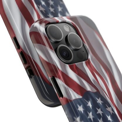 Patriotic Tough Phone Case - American Flag Design - Image 10