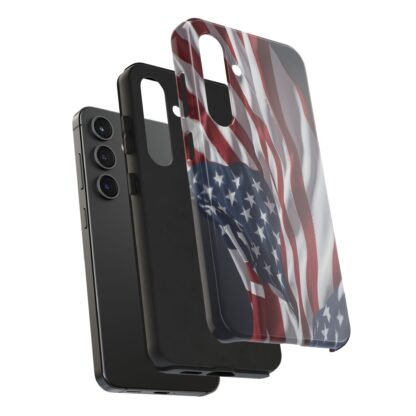 Patriotic Tough Phone Case - American Flag Design - Image 24