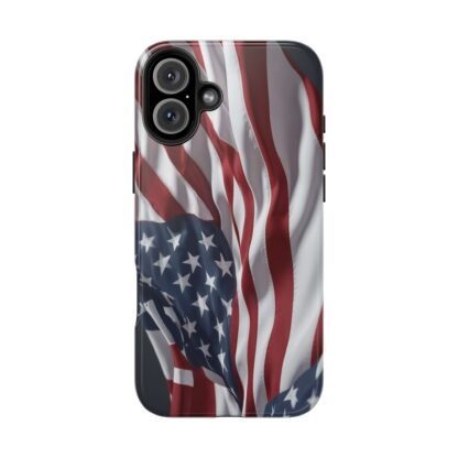 Patriotic Tough Phone Case - American Flag Design - Image 46