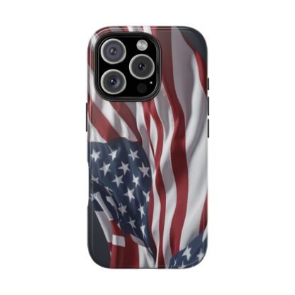 Patriotic Tough Phone Case - American Flag Design - Image 37