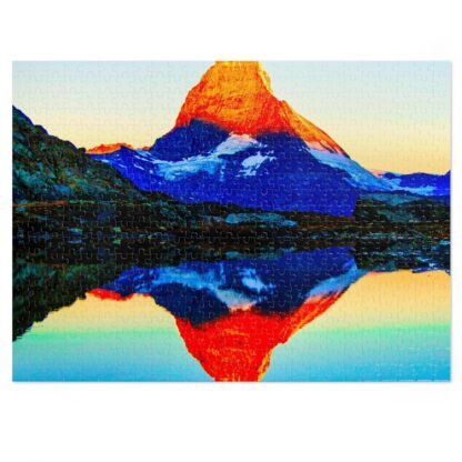 Jigsaw Puzzle (30, 110, 252, 500,1000-Piece) Mountain and lake - Image 7