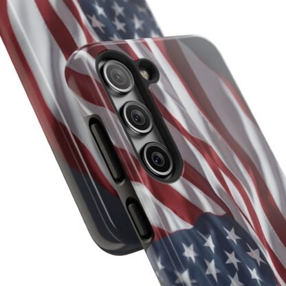 Patriotic Tough Phone Case - American Flag Design - Image 26