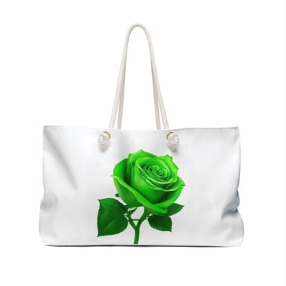 Weekender Tote Bag green rose - Image 2