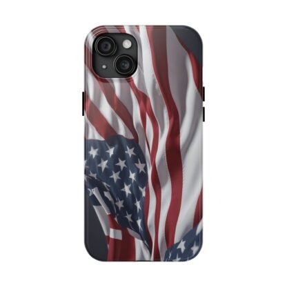 Patriotic Tough Phone Case - American Flag Design - Image 13