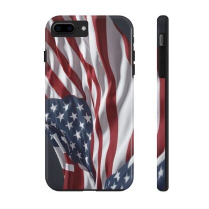 Patriotic Tough Phone Case - American Flag Design - Image 5