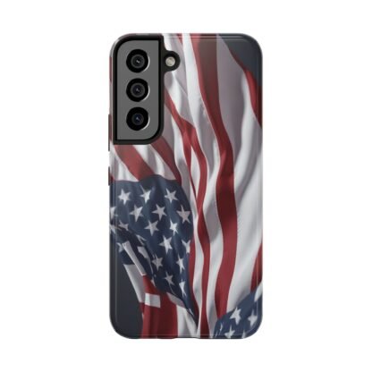 Patriotic Tough Phone Case - American Flag Design - Image 29
