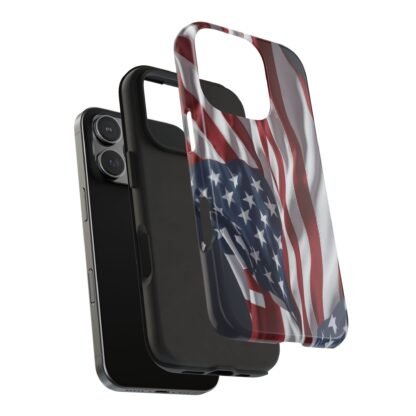 Patriotic Tough Phone Case - American Flag Design - Image 39