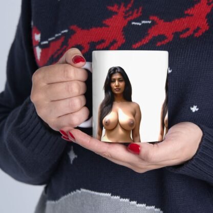 Coffee Mug - Coffee Lovers with asian woman desing - Image 4