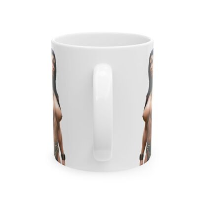 Artistic Ceramic Mug with Amazon woman Design, Unique Gift for Tea and Coffee Lovers, Perfect for Home or Office Decor, Creative Mug for [...] - Image 3