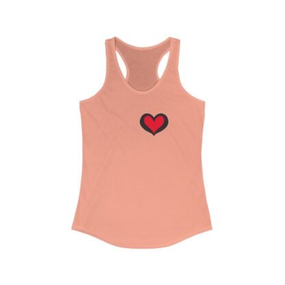 Heartfelt Women's Racerback Tank Top, Cute Summer Shirt, Workout Top, Gift for Her, Casual Fashion - Image 3