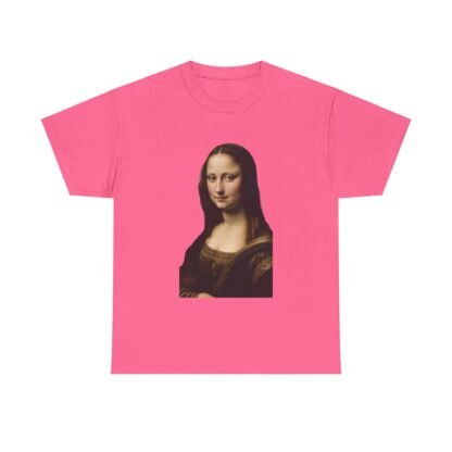 Mona Lisa Art Tee - Unisex Heavy Cotton Shirt, Graphic Tee, Art Lover Gift, Museum Tee, Casual Wear, Unique Art Apparel - Image 41