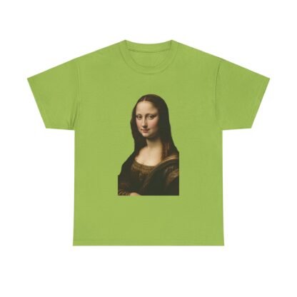 Mona Lisa Art Tee - Unisex Heavy Cotton Shirt, Graphic Tee, Art Lover Gift, Museum Tee, Casual Wear, Unique Art Apparel - Image 33