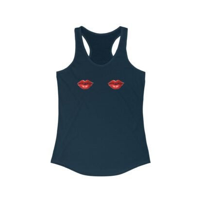Red Lips Racerback Tank Top, Summer Shirt, Casual Wear, Trendy Workout Top, Gift for Her, Valentine's Day Apparel - Image 23