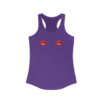 Red Lips Racerback Tank Top, Summer Shirt, Casual Wear, Trendy Workout Top, Gift for Her, Valentine's Day Apparel - Image 27