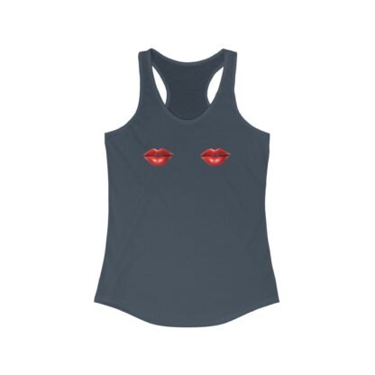 Red Lips Racerback Tank Top, Summer Shirt, Casual Wear, Trendy Workout Top, Gift for Her, Valentine's Day Apparel - Image 19
