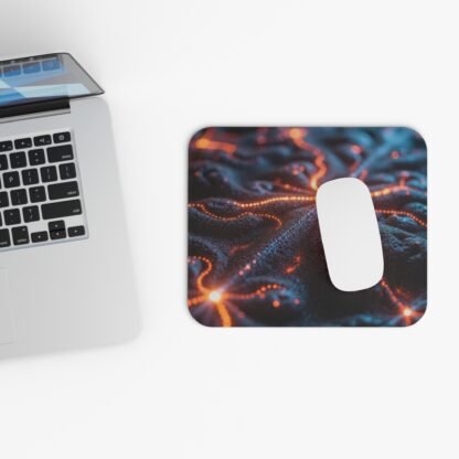 Illuminated Abstract Mouse Pad, Computer Desk Accessory, Gamer Mousepad, Stylish Office Decor, Unique Gift Idea - Image 4