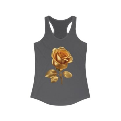 Gilded Rose Racerback Tank, Floral Workout Top, Summer Fashion, Gift for Her, Casual Chic, Yoga, Beachwear - Image 25