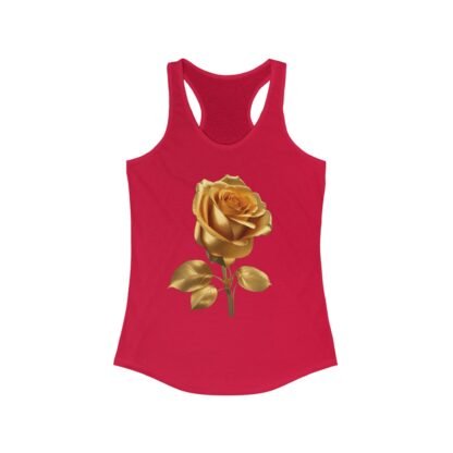 Gilded Rose Racerback Tank, Floral Workout Top, Summer Fashion, Gift for Her, Casual Chic, Yoga, Beachwear - Image 33