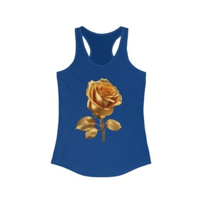 Gilded Rose Racerback Tank, Floral Workout Top, Summer Fashion, Gift for Her, Casual Chic, Yoga, Beachwear - Image 21